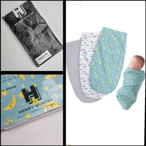Henry Hunter Baby Swaddle Pack - Cloud Moon Light Heather